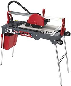 DU-200 EVO 650 Rail Saw (26" Cut) Mobile Head Tile Cutter - For Ceramic and Porcelain Tiles - Foldable Legs, Wheels for Easy Transport, External Water Tank, C³ System, 8" Diamond Blade Included