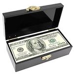 Black Acrylic Lockable Cash Box, Mo