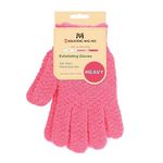 Migliore Wear Exfoliating Gloves, 2 DISTINCT TEXTURES Body Scrub Gloves, Natural Bath/Shower Scrubber Gloves, Beauty Loofah Body Exfoliator Mitt with Hanging Loop(Heavy)