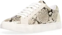 Steve Madden womens Rezume Sneaker, Gold Snake, 9 US