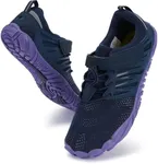 WHITIN Women's Minimalist Barefoot Trail Running Shoes | Wide Toe Box Size 10.5-11 Dark Blue 42