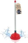 Chabrias Ltd Sink & Drain Plunger 140mm Extra Long Handle for Bathroom, Kitchen, Sink, Bath, Work Place, Toilet Unblocker, Plungers, Suction Cup, Cleaner for Durable