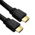 CableWholesale 10-Feet HDMI Flat Cable, High Speed with Ethernet, CL2 Rated (10V3-42110)