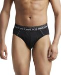 Jockey Men's Cotton Briefs (Pack of 1) (US14-0105-BLACK_Black_Medium_Black_M)