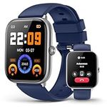 Smart Watch for Men 2.06" HD Touch Screen Fitness Tracker, Bluetooth Call, 100 Sports Modes, Heart Rate Sleep Blood Oxygen Monitor, IP68 Waterproof Smartwatch for Android iPhone