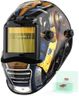 YESWELDER Auto Darkening Welding Helmet, Blue Light Blocking, 1/1/1/1 True Color Solar Powered Welding Hood with 2 Arc Sensors, Wide Shade 3.5/9-13 Welder Mask for TIG MIG ARC and Grind