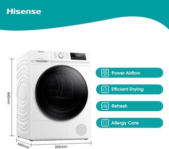 Hisense 9kg Heat Pump Dryer – White
