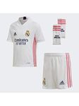 Real Madrid Adidas Season 2020/21 Official Full Kit, Children, White, 98 cm (2-3 Years)