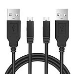 2Pack Charger Cable for Wii U Gamep