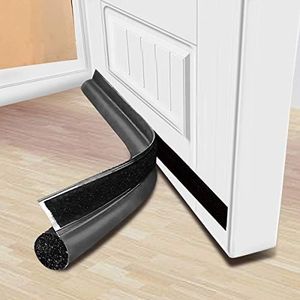 MAXTID Under Door Draft Stopper 36 inches Grey Door Draft Blocker Exterior Door Seal Strips Weatherstripping Doors Sweep Guard