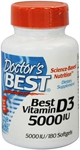 Doctor's Best Best Vitamin D3 5000Iu 180 Sg