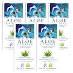 Aloe Cadabra Couples Personal Lubricant, Organic Lube, Toy Friendly for Him, Her, Couples, Natural Aloe, 71 g (Pack of 5)