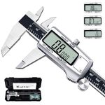 Kynup Digital Caliper, 150mm Electronic Calipers Measuring Tool, Precision Digital Tool Vernier Micrometer Measuring Tools with Mm/Inch/Fraction Conversion