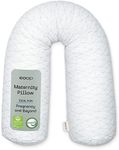 Coop Home Goods Maternity Pillow - Memory Foam Body Pillow for Pregnancy, Original Pregnancy Pillow, Side Sleeper Body Pillow, Full Body Pillow for Sleeping, Pregnancy Pillows for Sleeping (White)