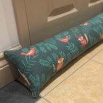 Snugglemore Draught Excluder Fabric Cotton Door Window Draught Cushion Guard Animal Prints (Foxy)