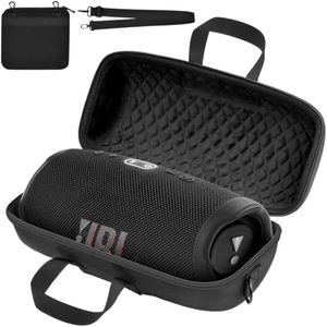 Carrying Case Compatible with JBL Xtreme 5–Hard EVA Protective Travel Bag with Accessory Pouch & Extra Shoulder Strap for Music Lovers, Outdoor & Travel Use -Black