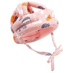 SNOWIE SOFT® Baby Safety Helmet with Adjustable Size, Baby Learn to Walk Or Run Soft Safety Helmet, Infant Anti-Fall Anti-Collision,for Baby Months~5 Years Old (Multi-Colour 2)