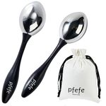 Pfefe Ice Globes for Face & Eyes, Unbreakable Stainless Steel Cryo Sticks for Beauty Routines, Facials Cold Roller Cooling Globes for Puffiness, Wrinkles, Dark Circles, Headaches