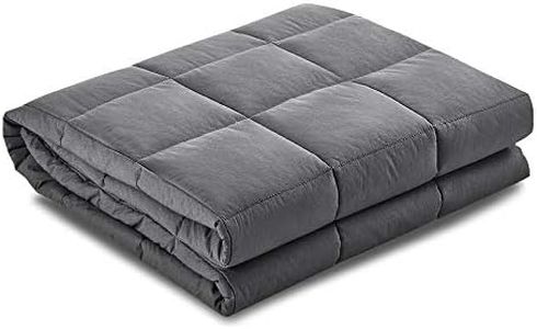 Giselle Bedding 2.3kg 5kg 7kg 9kg 11kg Microfibre Weighted Blanket, Winter Blankets Rug Cover Kids Quilt for Bed Bedroom, Anxiety Relief Soft Machine Washable Relax Deep Sleep 152 x 203cm Grey