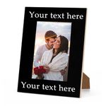 YLYNIU Personalized Picture Frame, Personalized Gift Design With Your Own Text, Custom Best Gifts For Wedding Valentines Christmas Anniversary Mothers Day Fathers Day For Mom Dad Sister Friend Couples