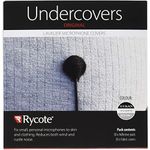 Rycote 065504 Undercover with Stickies and 30 Fabric Discs for Lavalier Microphones, 10 of Each Black/Grey/White