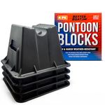 Pontoon Boat Stands Pontoon Blocks Pontoon Boat Storage Blocks Set of 4 Stand for Winter Storage for Cabin Lift Warehouse Enclosures Winterizing Parts and Boating Accessories