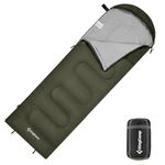 KingCamp Sleeping Bag 3 Season- Lightweight Waterproof Camping Sleeping Bag Indoor & Outdoor Use for Adults Kids for Hiking Backpacking and Camping with Compression Sack