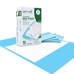 CarebyMail Disposable Incontinence Bed Pads | 80 x 180cm | Extra Large | High Absorbency Underpads, Bed Mats, Mattress Protectors, Incontinence Pads (1 Pack of 10)