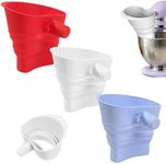 Flour Funnel for Kitchen Mixer, 2026 Upgrade Silicone Collapsible Funnel Silicone Collapsible Funnels for Kitchen, Flour Funnels for Kitchen Use Filling Bottles, Daily Cooking and Water (3Color, 3pcs)