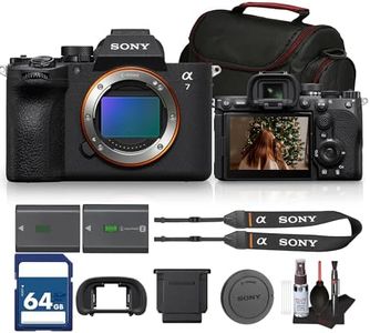 Sony a7 V Mirrorless Camera | Full-Frame E-Mount Camera with Advanced AF, High-Speed Performance & 4K Video | for Photography, Video & Hybrid Creators (ILCE-7M5/B) + 64GB Card + Battery + Bag