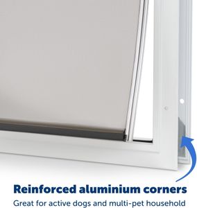 PetSafe Staywell Large Pet Door – White, Secure Flap for Dogs & Cats