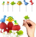 6pcs/Set Cute Dinosaur Fruit Fork K