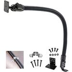 ChargerCity 24“ Adjustable 4 Hole AMPS Pattern Replacement Car Truck Seat Rail Floor Mount w/24 Gooseneck for SiriusXM Satellite Radio/ICOM Yaesu CB Ham Radio & Garmin ZUMO XT Rigged Mount GPS