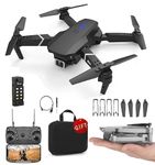 VE E88 Drone with 1080P Camera 1 Batteries One Key Take Off Land Altitude Hold Automatic Avoidance Obstacles 360° Flip With Aerial Photography Drone Multicolor (One-Battery)