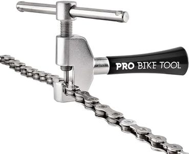 Pro Bike Tool Universal Chain Tool 1 to 12 Speed, Hardwearing Breaker for Chain Link Break and Removal, Quality Bike Repair for Road and Mountain Bikes, Easy Splitter - Up to 11-Speed Chain