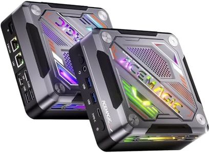 ACEMAGIC AM18 Mini PC, AMD Ryzen 7 8845HS (8C/16T, Fino a 5,1 GHz), Mini Computer 32GB DDR5 1024GB M.2 2280 PCle 4.0x4 SSD,AMD Radeon™ 780M| WiFi6| 2.5 G LAN| 8K UHD |per Ufficio, Gaming PC
