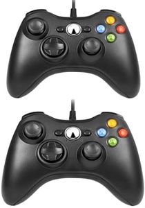 Lyyes Wired Controller for Xbox 360, Wired Controller Compatible with Xbox 360 Xbox 360 Slim and PC Windows, 2 Pack