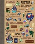 Trip Planner and Travel Journal: Vacation Planner and Diary for 4 Holidays in a large softback notebook (from our Trip Art range) (Travel Gifts)