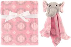 Hudson Baby Plush Blanket & Security Blanket, Girly Elephant