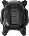 Rhinowalk Motorcycle Travel Luggage,15-18L Expandable Motorcycle Tank Bag,Waterproof All Weather-Carbon Fiber Black