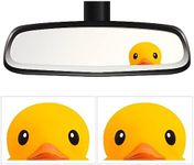 LUAATT Duck Peeker Rear View Mirror/Windshield Decal,2 Pcs Cute Duck Car Mirror Sticker Vinyl Truck Window Sticker