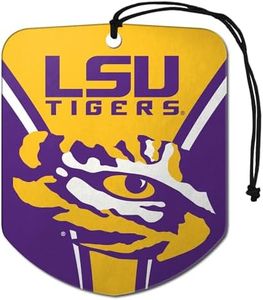 Team ProMark NCAA Lsu Tigers Air Fresheners2 Pack Shield Design Air Fresheners, Team Colors, One Size