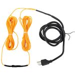 ANSIKE Soil Heating Cable 49 Ft Electric Soil Warming Cable Greenhouse Plant Soil Heater Cable Keep Soil Warm for Soil, Garden, Cold Frame