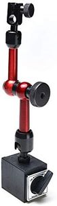 AGPtek® 3-Joint Red Adjustable Magnetic Base Holder for Digital Dial Indicator