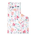 PHF Mermaid Toddler Nap Mat Set, with Removable Pillow for Toddler Girls, Soft and Lightweight for Daycare, Preschool, Travel, Kindergarten Sleeping Bag, Fits Ages 3-6 Years, Mermaid