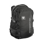 Carbonado Commuter 30 Multipurpose Lightweight & Tough Travel Backpack with 3 Compartments | Carry Skateboards, Tripods and Laptop Altogether |Black (Large size)