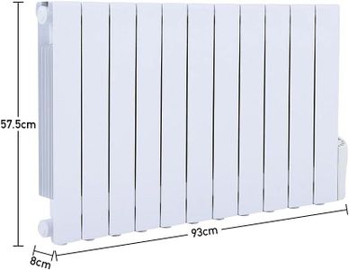 1800W Wall Mounted Oil Heater – Electric Radiator for Home Heating