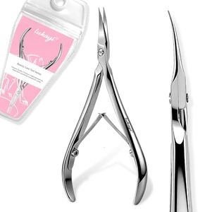 Lukayi Cuticle Nipper Plier, Ultra Sharp Stainless Steel Cuticle Trimmer, Professional Manicure Pedicure Nail Tool, Precision Dead Skin Remover Hangnail Cutter Clipper for Fingernails & Toenails