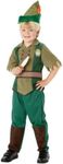 Peter Pan Deluxe Costume for Kids - Disney Peter Pan - Small (3-4 Yrs)