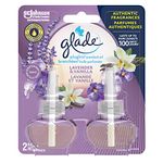 Glade PlugIns Air Freshener Oil Refill, Scented and Essential Oils for Home and Bathroom, Lavender and Vanilla, 2 Count